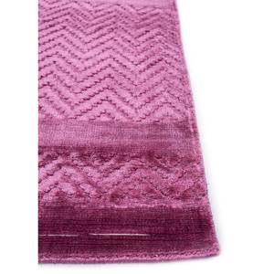 พรมไหมไผ่สีชมพูและสีม่วงลายทางทำมือ-HBS-01 - Product Image 4