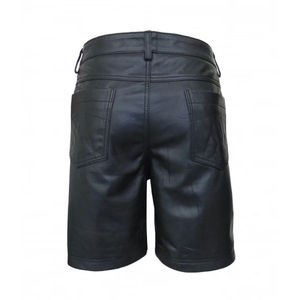 Short d'été en cuir pour hommes de conception personnalisée OEM Short en cuir de haute qualité, léger, haute performance, style décontracté - Product Image 6