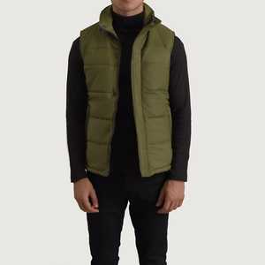 Gilet matelassé d'hiver décontracté pour homme, veste sans manches légère, vêtements de mode de plein air - Product Image 6