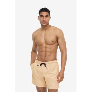 Pantalones cortos de compresión de cintura media informales para hombre 100% algodón transpirable tejido de punto de moda Cierre de cintura elástica sólido - Product Image 1