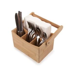 Caddy en bois de style antique pour les mariages à thème rustique ou les événements présentant un charme et une fonctionnalité intemporels - Product Image 3