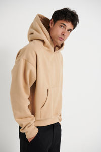 เสื้อมีฮู้ดผ้าฝ้ายหนาโอเวอร์ไซส์สำหรับผู้ชายเสื้อแนวสตรีทแวร์ผ้าระบายความร้อนแบบปักมีฮู้ดคอปกสำหรับฤดูหนาว - Product Image 3