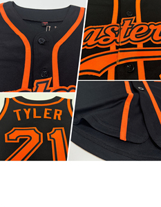 Maillot de baseball authentique sans manches personnalisé blanc-noir pour softball, 100 % polyester, antibactérien, col ras du cou, unisexe adulte - Product Image 2