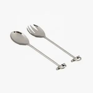 High-End Dining Essentials Polished Steel Spoon <b>Fork</b> <b>Knife</b> Set Perfect for Restaurant Home <b>and</b> Celebrations - Product Image 3