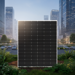 แผงโซลาร์เซลล์ Jidi Solar JD315-72P 550W-600W แบบสองหน้า (Bifacial) ผลิตจากเซลล์โมโนคริสตัลไลน์ PERC เกรดอุตสาหกรรม ได้รับการรับรองมาตรฐาน TUV - Product Image 3