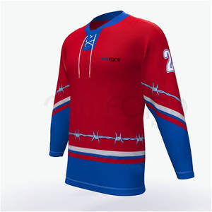 Concevez vos propres lacets de hockey sur glace personnalisés, service OEM, haute qualité, unisexe, 100% polyester, faible MOQ, ensemble de vêtements de sport - Product Image 2