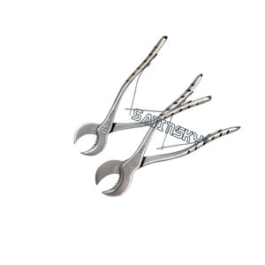 Professional <b>Pliers</b> <b>Set</b> Hand Tools for Precision <b>Set</b> of 4 Black and Silver Stainless Steel High Quality Dental surgical - Product Image 5