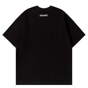 T-shirts pour hommes 300 Gsm Cotton Heavy Weight Plain Ras du cou T-shirts surdimensionnés personnalisés pour hommes High Street Style T-shirts pour hommes - Product Image 5