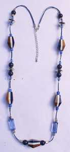 สร้อยคอเรซินทำด้วยมือรูปพระจันทร์สำหรับสุภาพสตรีเครื่องประดับแฟชั่นดีไซน์เสน่ห์แบบอินเดีย - Product Image 3