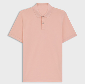 Étiquette de logo d'impression personnalisée OEM 100% coton solide et couleur mélangée pour polos polos tricotés au dernier design - Product Image 4