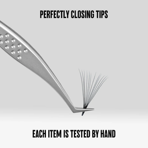 Pinzas para Extensión de Pestañas STL-14 Curvas en Forma de L de Acero Inoxidable con Punta de Precisión de 125 mm para Artistas Profesionales de Pestañas - Product Image 4