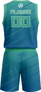 Uniforme de basket-ball personnalisé fabriqué au Pakistan, nouveau design, shorts et maillot d'équipe d'été avec sublimation et couleurs personnalisées - Product Image 3