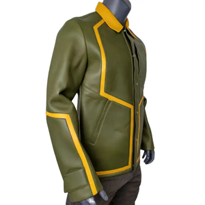 Men's Casual Fashion <b>Jacket</b> <b>Winter</b> <b>Leather</b> <b>Jacket</b> for Mens OEM Services Custom Logo Full Zipper <b>Leather</b> <b>Jacket</b> - Product Image 3