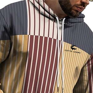 Nouvelle arrivée sweats à capuche unisexes taux d'usine respirant coton mélangé pull couleur unie qualité supérieure tendance mode - Product Image 6