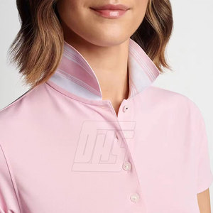 Tenue de golf pour femmes, haut polo et jupe en tissu doux, pour l'entraînement, la compétition et les vêtements décontractés - Product Image 4
