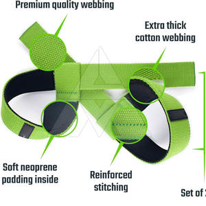 Top Selling Customizable Eco-Friendly Anti-Slip Unisex Fitness <b>Wrist</b> Straps Neoprene and Cotton Stylish Lifting Design - Product Image 2