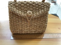 Nouveau produit 2024 classique diverses couleurs et style sac de plage en paille/sac à main en jacinthe d'eau