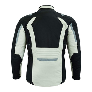 เสื้อแจ็คเก็ตหนังแท้สำหรับขี่มอเตอร์ไซค์และแข่งรถ ออกแบบสั่งทำพิเศษสำหรับมือโปร ไซส์ใหญ่พิเศษสำหรับผู้ชาย ป้องกันรังสียูวี ระบายอากาศได้ดี - Product Image 2