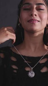 สร้อยคอจี้เพชรโมอิสซาไนต์ VVS แบบสั่งทำพิเศษ ดีไซน์บาสเก็ตบอล เงินแท้ 925 แฟชั่นทันสมัย ราคาประหยัด - Product Image 3