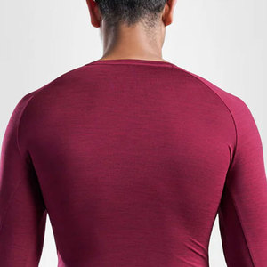 เสื้อรัดรูปสำหรับผู้ชายเสื้อออกกำลังกายพิมพ์ลายซับลิเมชันตามสั่งแนวสปอร์ต2025 - Product Image 4