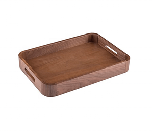 Ensemble de plateaux de service en bois d'acacia, 3 pièces, décoratifs, pour table basse, salon, hôtel, restaurant, pour Noël - Product Image 5
