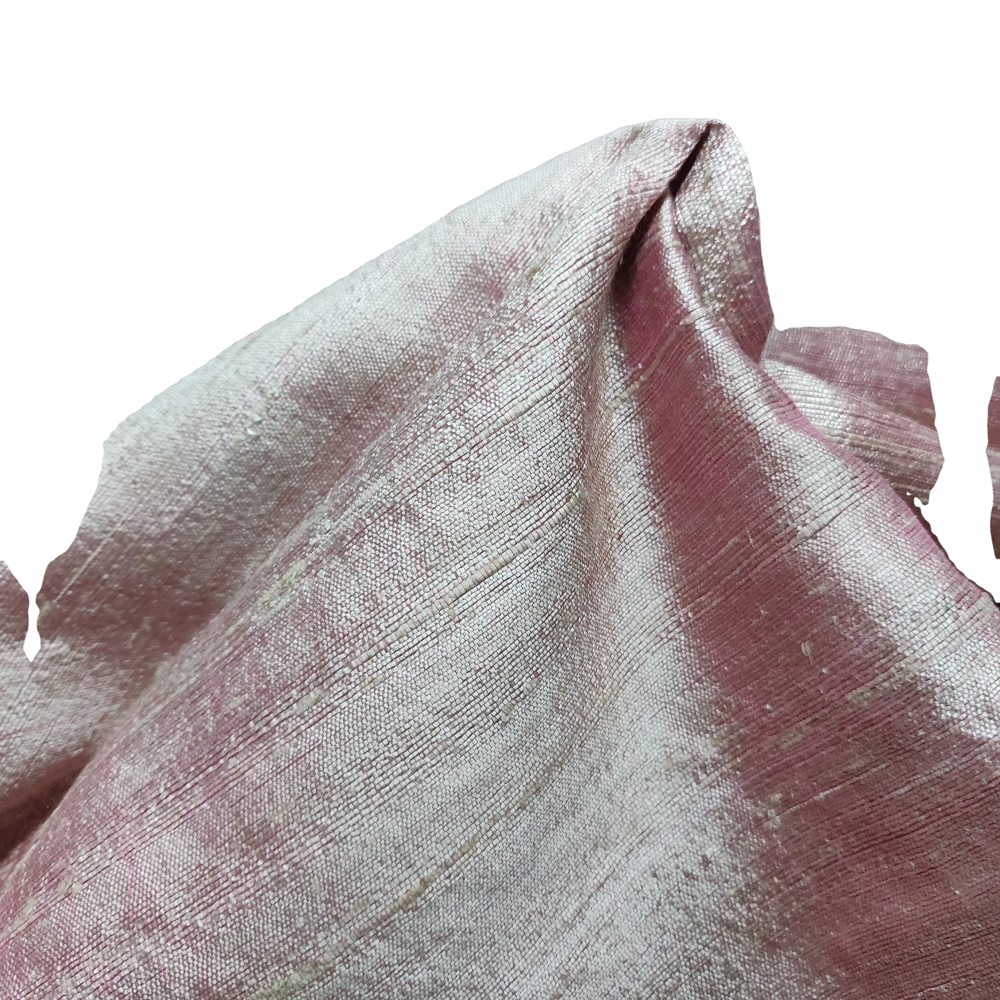Tissu en soie Handloom Tissu Handloom sur mesure Textile tissé uni Personnalisé écologique et durable pour la décoration intérieure