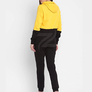 Low Moq Custom Design Women <b>Tracksuits</b> Outdoor Use Women Clothing Solid Color <b>Plain</b> <b>Tracksuit</b> - Product Image 3