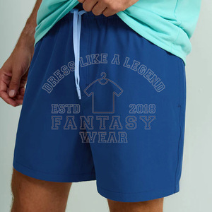 กางเกงขาสั้นชายหาดสีพื้น FANTASY WEAR OEM รุ่นใหม่ แห้งเร็ว สำหรับฤดูร้อน ได้รับการรับรองมาตรฐาน CE - Product Image 1
