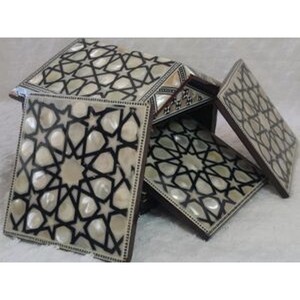 <b>Coasters</b> <b>Sets</b> Tea <b>and</b> Coffee Tabletop Mother of Pearl Inlay <b>coaster</b> Inlay Hottest Selling Mother of Pearl Inlay <b>coaster</b> - Product Image 3