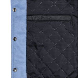 El mejor diseño de cuero para hombre chaquetas universitarias de béisbol ovejas invierno vuelo Letterman Varsity chaqueta mangas de hombro al por mayor OEM - Product Image 4