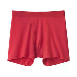 Cmax กางเกงบ็อกเซอร์สำหรับผู้ชาย, กางเกงบ็อกเซอร์ผ้าฝ้ายระบายอากาศได้ดีสีพื้นลำลอง - Product Image 4