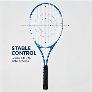 Raquetas de Tenis Personalizadas con Logotipo, para 10k Personas, en Varios Colores y Tamaños, Raquetas Deportivas Juveniles con Marco de Acero y Red para Entrenamiento - Product Image 4