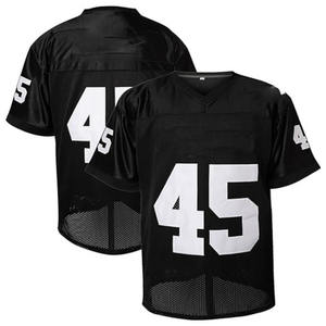 Uniforme de Fútbol Americano Deportivo de Malla de Poliéster, Nuevo y Elegante Jersey de Entrenamiento Deportivo con Cuello en V, Gran Oferta - Product Image 1