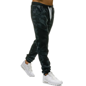 Joggers de forro polar para hombre de talla grande al por mayor 100% algodón pantalones de entrenamiento con cordón a prueba de viento temporada de invierno uso al aire libre - Product Image 5
