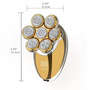Rasoir électrique étanche 5 en 1 pour hommes, rasoir à tête flottante avec fonction sèche et humide pour la maison ou les voyages, kits de toilettage IPX7 - Product Image 1