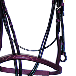 Bride de cheval en cuir occidental réglable de qualité supérieure pour l'entraînement et les spectacles d'équitation - Product Image 6