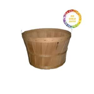 Cesta de almacenamiento de madera con tapa, diseño ecológico hecho a mano duradero para mariscos, frutas, verduras y uso doméstico de Vietnam - Product Image 2