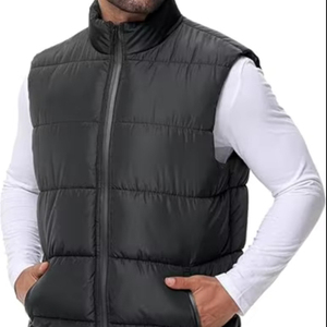 Venta Directa de Fábrica, Chaleco Acolchado con Cremallera Personalizado, Transpirable, de Alta Calidad, Informal, para Hombre, para Invierno, 100% - Product Image 1
