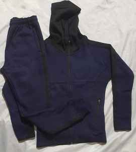 Ropa de fitness personalizada, conjunto reflectante para correr, chándal para hombre, conjunto de chándal ajustado con cremallera, chándal de dos piezas para hombre, - Product Image 1