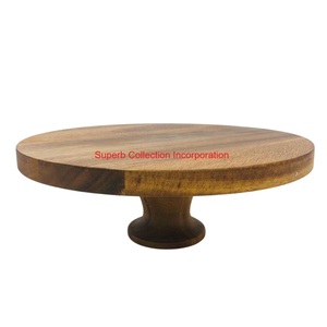 Vente en gros de présentoir à gâteau élégant en bois d'acacia pour fête de mariage, table à dessert, piédestal de présentation - Product Image 2