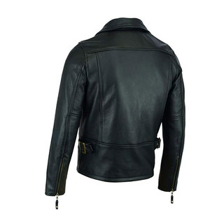 แจ็กเก็ตหนังแกะสำหรับผู้ชายแจ็คเก็ตหนังแฟชั่นแบบมีซิปสำหรับลำลอง - Product Image 3