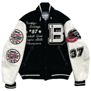 16-Vestes universitaires en laine lourde et en cuir véritable Vestes unisexes Letterman Bomber Style Vestes personnalisées Chenille Patch Fournisseur - Product Image 4