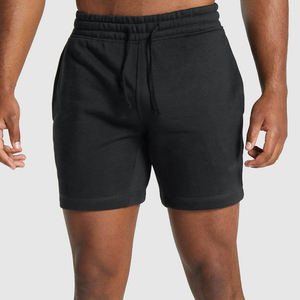 Pantalones cortos para hombre de la mejor calidad, patrón sólido, estilo callejero, poliéster/algodón, cintura elástica, precio bajo - Product Image 1