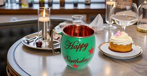 Joyeux anniversaire cadeau moderne cuivre Moscou tasse peinte à la main vert 16 oz écologique finition lisse conception spéciale verres à bière - Product Image 2