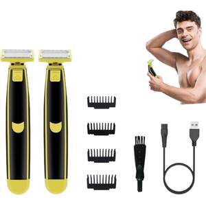 Afeitadora Eléctrica Recargable USB para Hombre, Uso en Seco/Húmedo, Resistente al Agua IPX7, Afeitadora Rotatoria Facial y Corporal, Mini Afeitadora Eléctrica para Rostro - Product Image 4