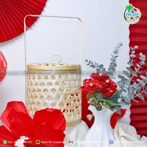 HOT SELLING Handcrafted Bamboo <b>Baskets</b>: A Traditional Yet Modern Storage and <b>Display</b> Solution for Your Home - Product Image 2