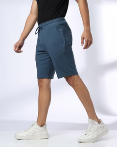 Shorts de sport personnalisés pour hommes avec poche zippée, en polyester et coton, pour le fitness, le jogging, l'entraînement, décontractés, imprimés personnalisés pour l'été - Product Image 5