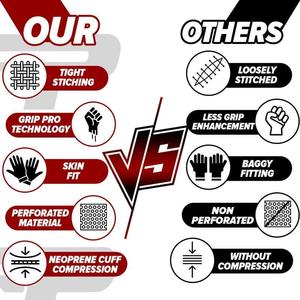 Nouvel arrivage de gants de football américain d'extérieur pour enfants et adultes avec logo personnalisé Poignées conçues Gants récepteurs Nouvelle arrivée Grip - Product Image 6