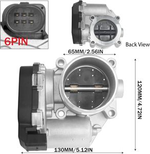 Conjunto de cuerpo de acelerador electrónico 06F133062A para Passat Q5 A4 A5 A6 A3 TT Quattro Passat CC Tiguan Jetta Eos GTI Beetle - Product Image 5