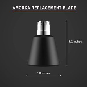 Cuchilla de Repuesto Higiénica para Recortador de Vello Nasal, Eléctrica y con Alimentación USB, Negra, Compatible con los Recortadores 2.0 y 1.0 - Product Image 1